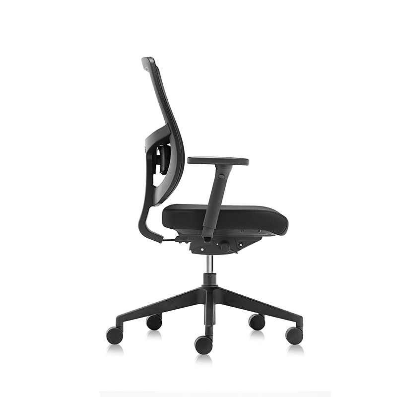 Chaise de travail arrière en maille ergonomique avec soutien lombaire réglable - T7 grace eu 