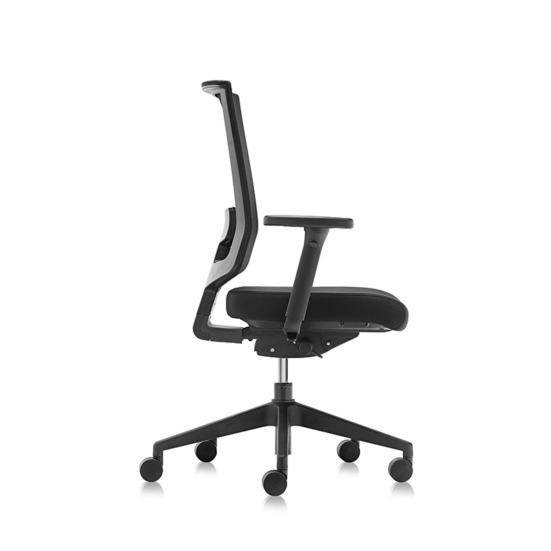 Chaise de bureau noir en maille complète ordinateur tâche rotation chaise ergonomique - T8 maxy eu 