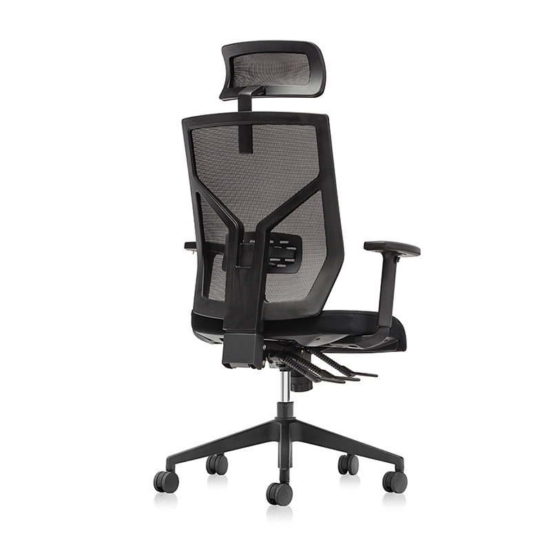 Chaise Executive Mesh avec appuie - tête ergonomique à dossier Haut - E1 kick 