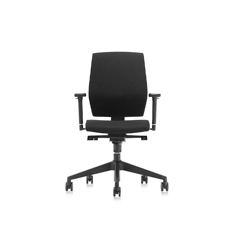 Fauteuil de travail ergonomique Best Comfort noir à bretelles basses - T2 Alpha 