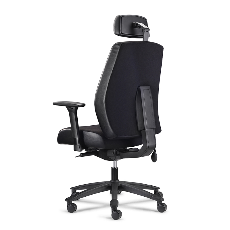 Chaise de bureau à domicile ergonomique à dossier haut robuste - hde1 Wave 