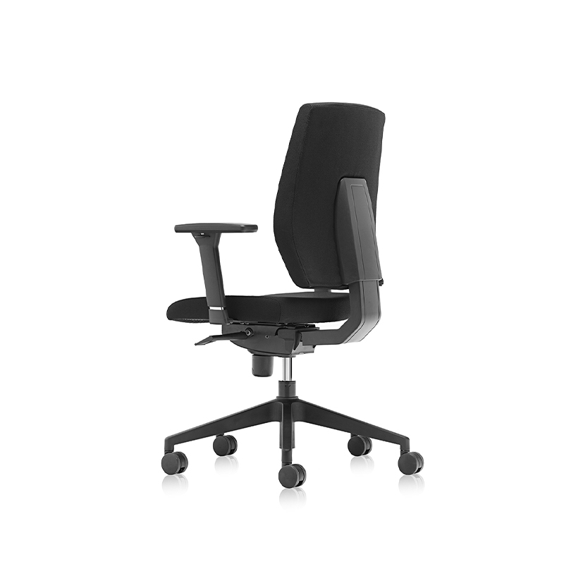 Fauteuil de travail ergonomique Best Comfort noir à bretelles basses - T2 Alpha 