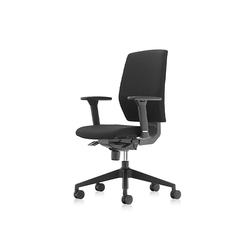 Fauteuil de travail ergonomique Best Comfort noir à bretelles basses - T2 Alpha 