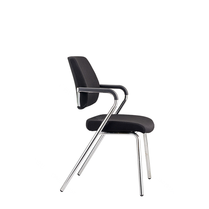 Meilleur confort chaise de bureau en tissu noir - avec accoudoirs - V2 - FL - ch 