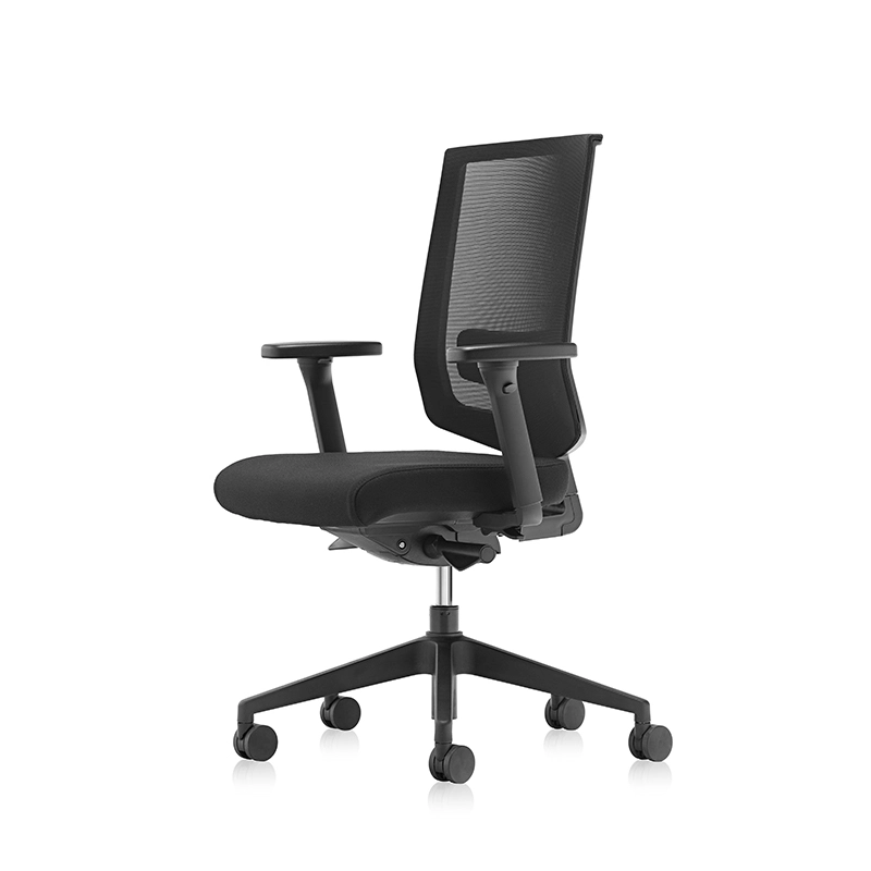 Chaise de bureau noir en maille complète ordinateur tâche rotation chaise ergonomique - T8 maxy eu 