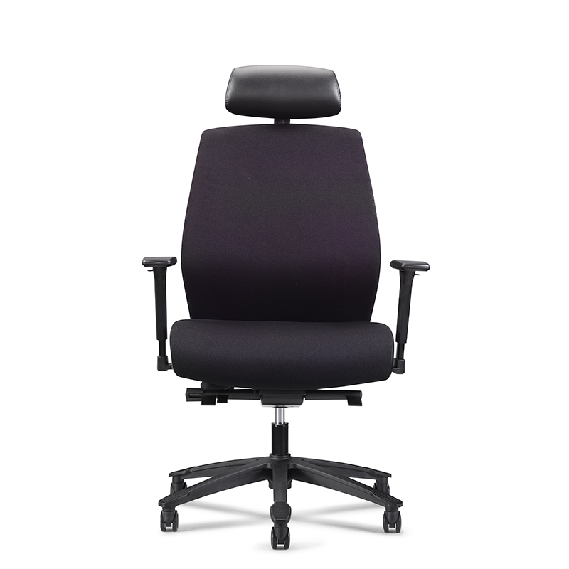 Chaise de bureau à domicile ergonomique à dossier haut robuste - hde1 Wave 